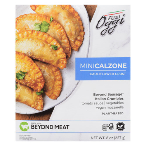 Oggi Plant-Based Mini Calzone Beyond Sausage Cauliflower Crust 227 g (frozen)