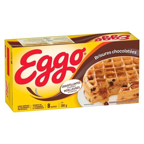 Kellogg's Eggo Gaufres aux brisures de chocolat 280 g