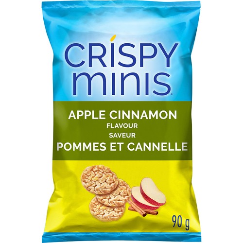 Quaker Crispy Brown Rice Cakes Minis Apple Cinnamon Flavour 90 g