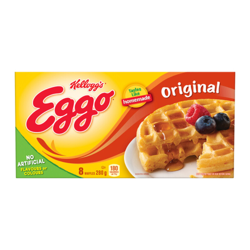 Kellogg's Eggo Frozen Waffles Original 280 g - Voilà Online Groceries ...