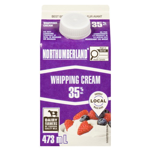 Northumberland 35% Whipping Cream 473 ml