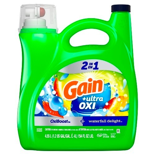 Gain Hec Oxi 107 LD Laundry Detergent 4.55 L