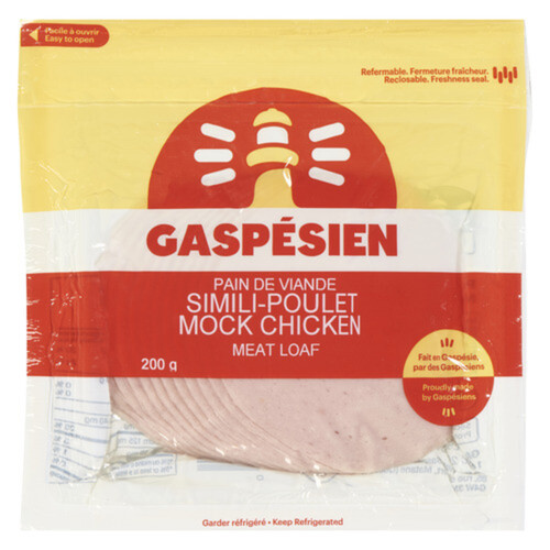 Gaspesien Mock Chicken Round Slices 200 g