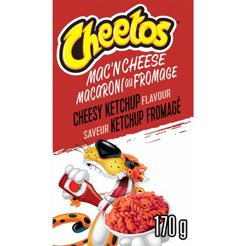 Cheetos Mac ’N Cheese Pasta with Sauce Cheesy Ketchup Flavour 170 g