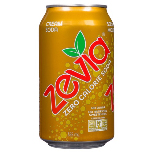 Zevia Cream Soda Soft Drink 355 ml