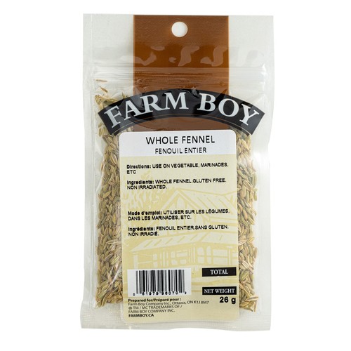 Farm Boy Seeds Whole Fennel 26 g