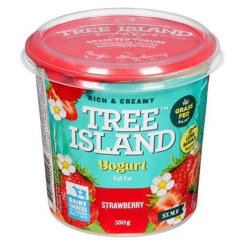 Tree Island Gourmet Yogurt Pacific Strawberry Yogurt 350 g