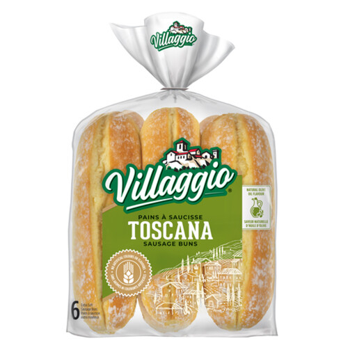 Villaggio Sausage Buns Extra Soft Toscana 6 x 71 g