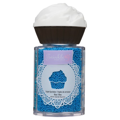 Twinkle Cake Decoration Sprinkler Triplet Blue 185 g