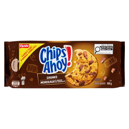 Christie Chips Ahoy! Cookies Chocolate Chunk Family Size 460 g