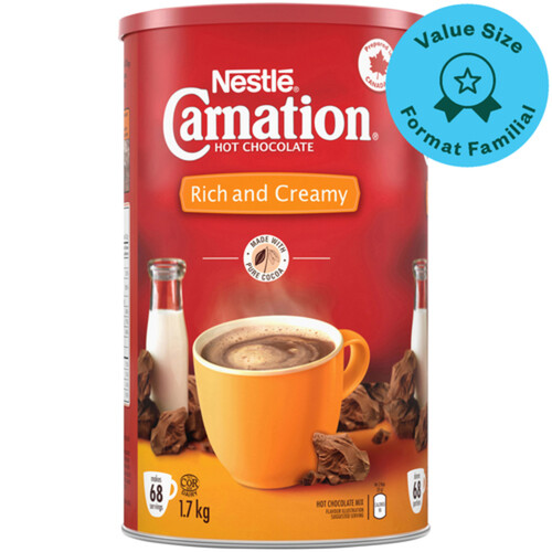 Nestlé Carnation Hot Chocolate Mix Rich & Creamy 1.7 kg