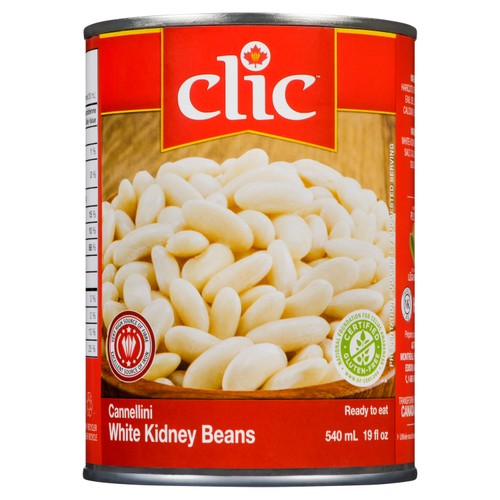 Clic Canned Beans White Kidney 540 ml