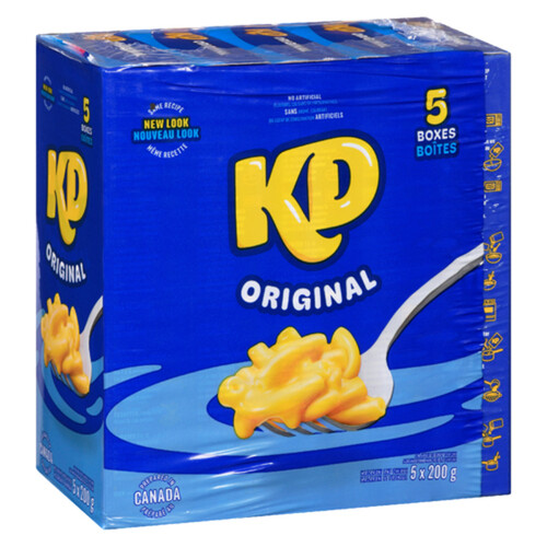 Kraft Dinner Macaroni & Cheese Original 5 Pack 200 g