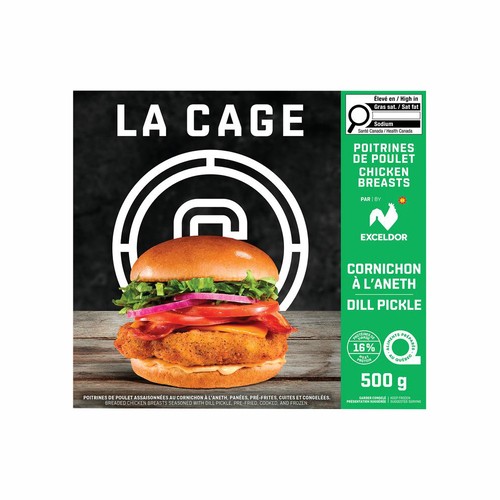 La Cage Frozen Chicken Breast Dill Pickle 500 g