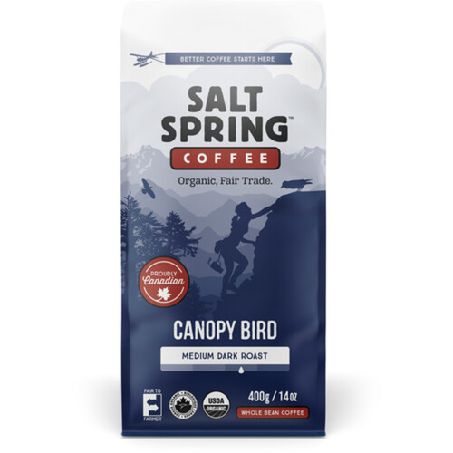 Salt Spring Coffee Canopy Bird Medium Dark Roast 400 g