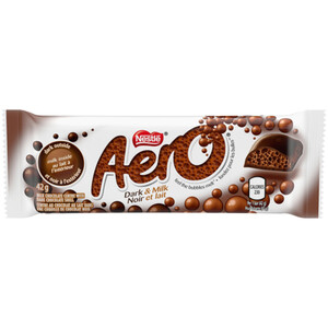 NESTLÉ AERO Dark & Milk Chocolate Bar 52 g