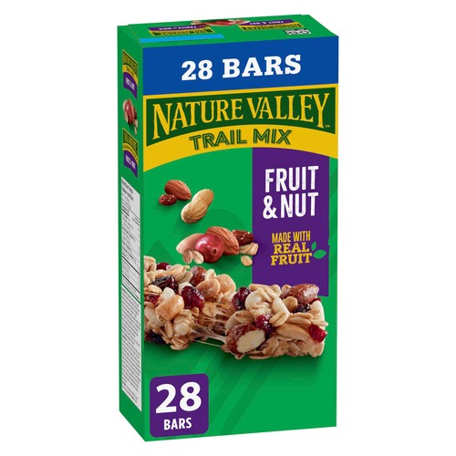 Nature Valley Trail Mix Granola Bars Fruit And Nut 28 Count 980 g