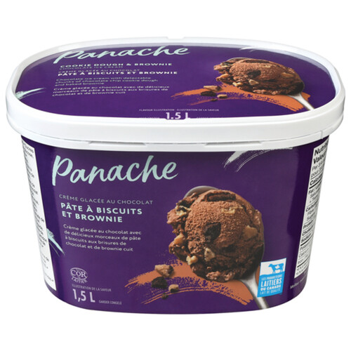 Panache Ice Cream Cookie Dough & Brownie 1.5 L