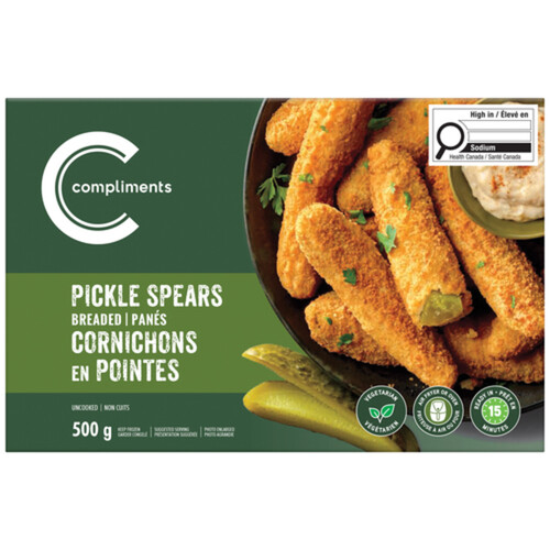 Compliments Frozen Breaded Pickle Spears 500 g