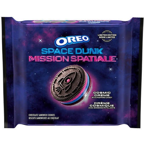 Oreo Space Dunk Chocolate Sandwich Cookies Cosmic Creme Limited Edition 303 g