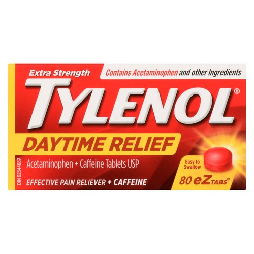 Tylenol Adult Daytime Relief Extra Strength 80 Count