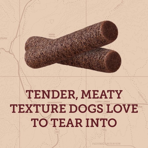 Zuke's Chewy Meaty Sticks Dog Treats Beef Recipe 170 g