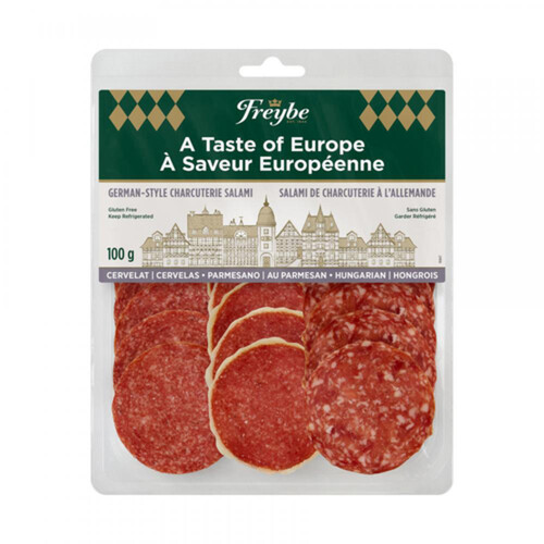 Freybe GlutenFree Salami Cervelat Parmesano Hungarian 100 g Voilà Online Groceries & Offers