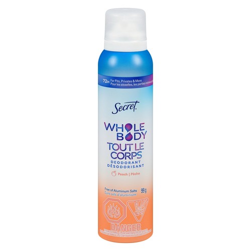 Secret Body Spray Whole Body Peach & Vanilla 99 g