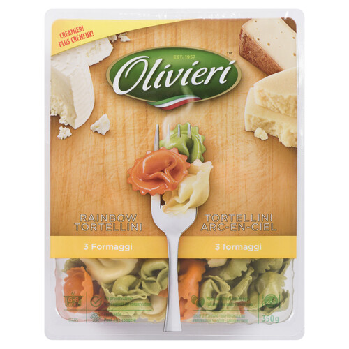 Olivieri 3 Formaggi Rainbow Tortellini 350 g