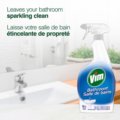 Vim Spray Cleaner Bathroom Spray For Tough Dirt 950 ml