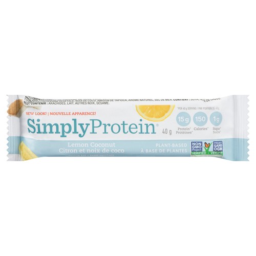 Simply Protein Plant-Based Protein Bar Lemon Coconut 40 g