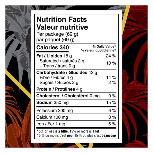 Doritos Tortilla Chips Spicy Tropical Fusion Flavoured 69 g