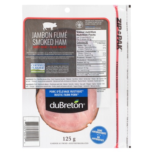 Rustic Black Forest Smoked Ham 125 g