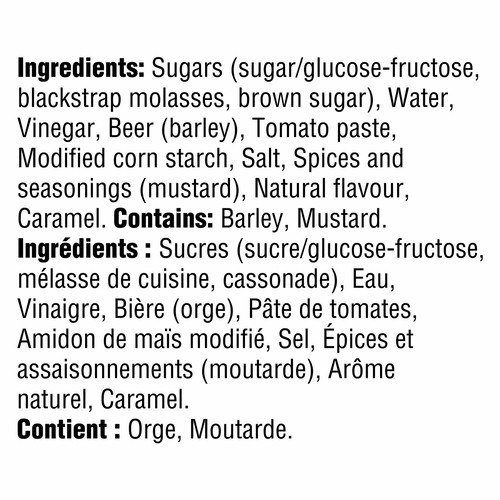 Bull's-Eye Barbecue Sauce Guinness Beer Blend 425 ml