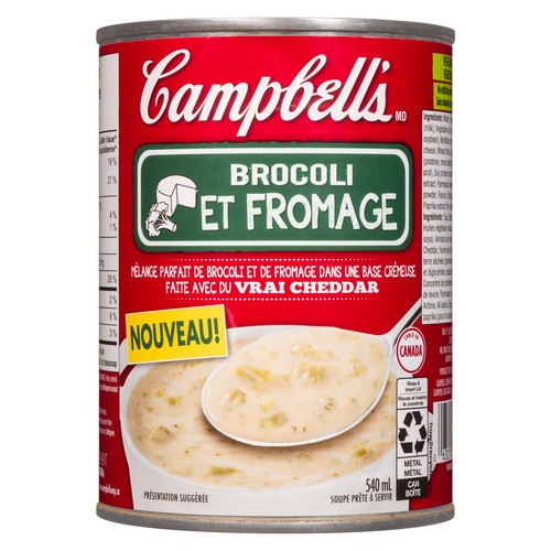 Campbell's Soup Ready To Eat Broccoli Cheese 540 ml