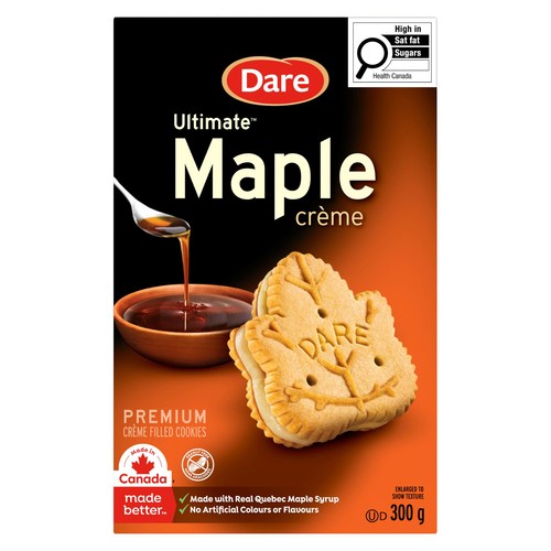 Dare Ultimate Peanut-Free Cookies Maple Crème 300 g