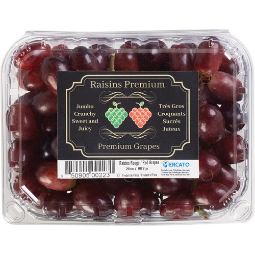 Premium Grapes Red 908 g