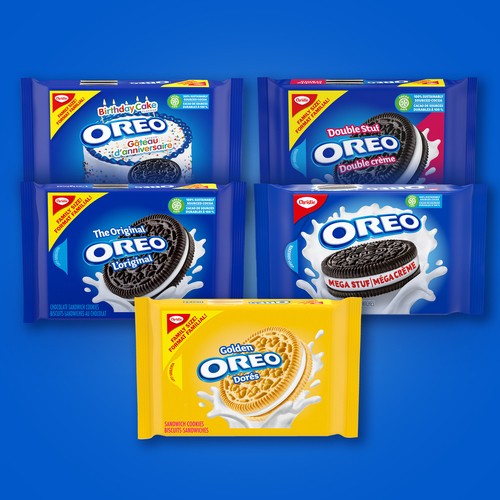 Oreo Sandwich Cookies Double Stuf Chocolate Family Size 436 g