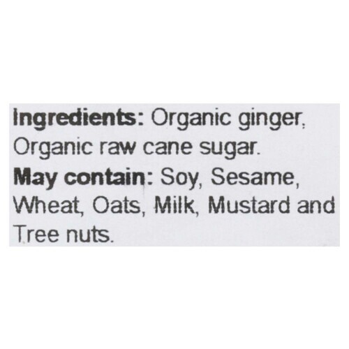 Left Coast Organics Organic Ginger Crystalized 200 g