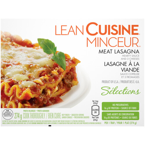 Lean Cuisine Meat Lasagna Frozen Dinner 274 g