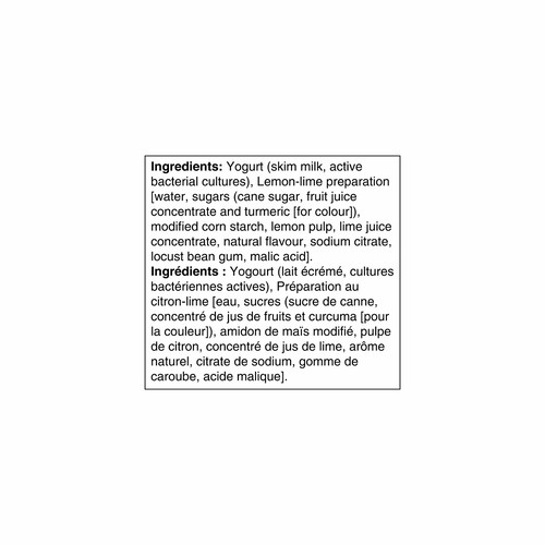 Oikos 0% Greek Yogurt Blended High Protein Zesty Lemon & Lime 650 g