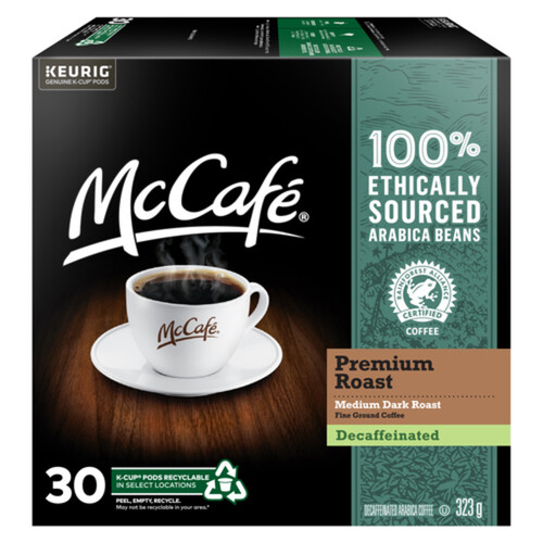 McCafé Decaffeinated Coffee Pods Medium Dark Roast 30 K-Cups 323 g
