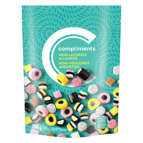 Compliments Candy Allsorts Mini Licorice 200 g