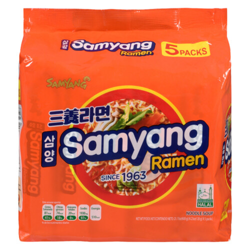Samyang Instant Noodles Ramen Original 600 g