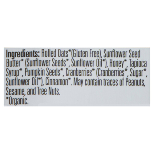 Hornby Organic Energy Bar Sunflower Cranberry 80 g Voilà Online