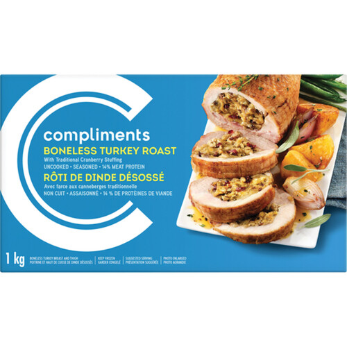 Compliments Frozen Turkey Roast with Cranberry Stuffing 1 kg