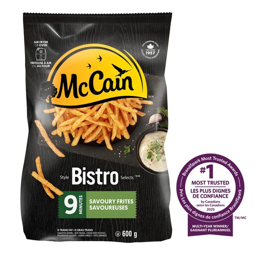 McCain Frozen Bistro Selects 9 Minute Fries Savoury 600 g
