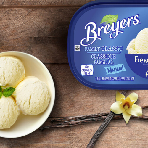 Breyers Family Classic Frozen Dessert French Vanilla 1.66 L