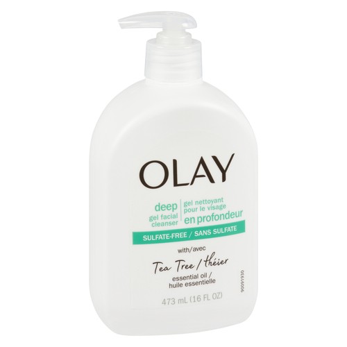 Olay Facial Deep Gel Tea Tree Cleanser 473 ml