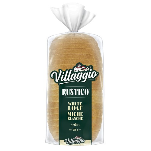 Villaggio Rustico White Loaf Bread 550 g
